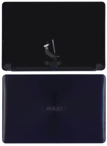 Матрица для Asus Zenbook UX550GD UHD в сборе с крышкой и тачскрином синяя
