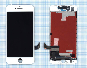 Дисплей для Apple iPhone 8 в сборе с тачскрином (AAA) белый