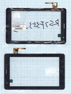 Сенсорное стекло (тачскрин) для Fly Flylife Connect 7 3G RS7F353_V2.1 черное