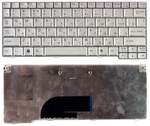 Клавиатура для ноутбука Sony Vaio VPC-M серебристая