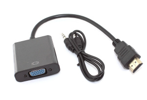Переходник с кабелем HDMI  на VGA плюс аудио
