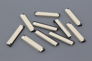 Разъем FPC  Half Coverage Top Contact 1.0K-BS-24PWB 24 pin высота 2мм шаг 1мм 10 шт