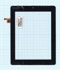 Сенсорное стекло (тачскрин) для Prestigio PMP7280C, PMT7287 CTP080088-03 черное