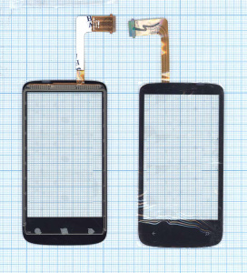 Сенсорное стекло (тачскрин) для HTC 7 Mozart T8698 черное