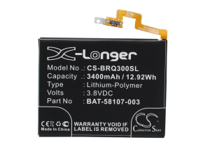 Аккумулятор CS-BRQ300SL BAT-58107-003 для BlackBerry Passport 3.8V / 3400mAh / 12.92Wh
