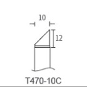 Жало ATTEN T470-10C для паяльника GT-Y300
