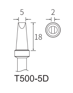 Жало ATTEN T500-5D для ST-1503D