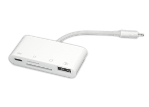 Адаптер для Apple Lightning to 4 in 1 Camera Adapter