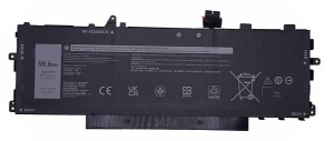 Аккумуляторная батарея для ноутбука Dell Latitude 9430 (GHJC5) 11.55V 59.6Wh