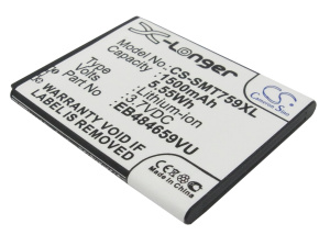 Аккумулятор CS-SMT759XL EB484659VA для Samsung GT-i8150/i8350/S5690/S5820  3.7V / 1500mAh / 5.55Wh