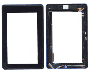 Сенсорное стекло (тачскрин) для Acer Iconia Tab B1-A71 черное c рамкой