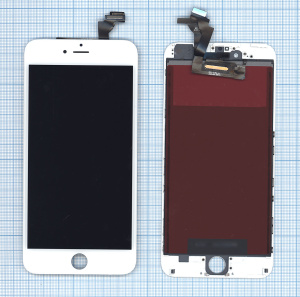 Дисплей для iPhone 6 Plus в сборе с тачскрином (JDF) белый