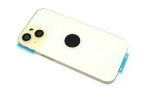 Задняя крышка (корпус 1 Sim) для Apple iPhone 15 (A3090) желтая