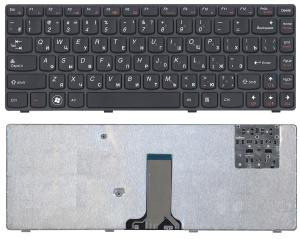Клавиатура для ноутбука Lenovo IdeaPad Y480 черная