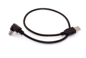 Кабель USB  2.0 на  USB-B угол вниз 0,5 м