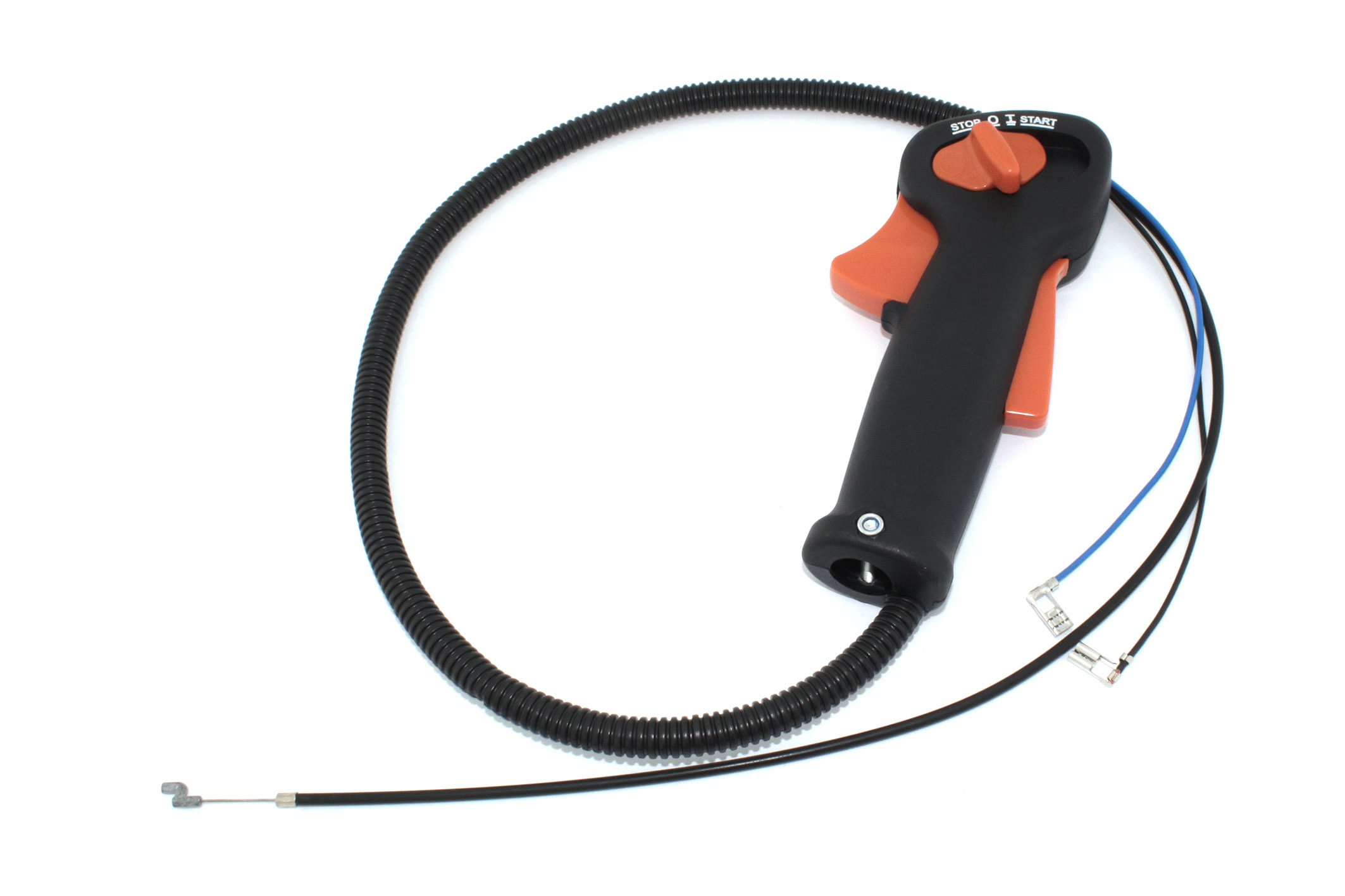 Ручка газа в сборе для бензокосы, триммера Stihl FS38, FS45, FS55 без трубки