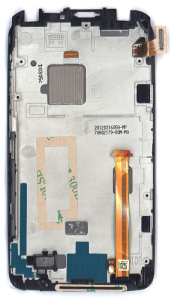 Дисплей для HTC One X S720e G23 черный с рамкой