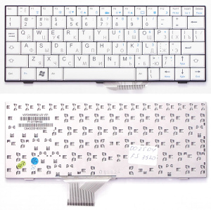 Клавиатура для ноутбука Fujitsu-Siemens Amilo Mini Ui 3520 M1010 белая