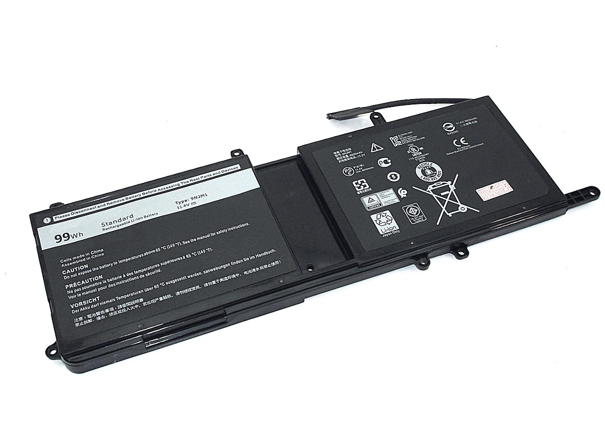 Аккумуляторная батарея для ноутбука Dell Alienware 15 R3 (0546FF) 11.4V 99Wh