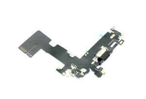 Шлейф с разъемом зарядки и микрофоном для Apple iPhone 13 черный