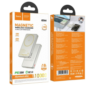 Внешний аккумулятор Powerbank HOCO Q26A Joy, 10000mAh золотой