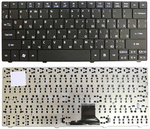 Клавиатура для ноутбука Acer Aspire 1830T 1825 1810T Acer Aspire One 721 722 черная