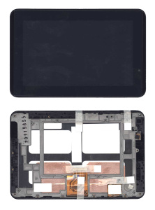 Модуль (матрица + тачскрин) для Lenovo IdeaPad A1-07 черный с рамкой
