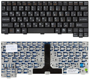 Клавиатура для ноутбука Fujitsu-Siemens Lifebook P1610 P1510 черная