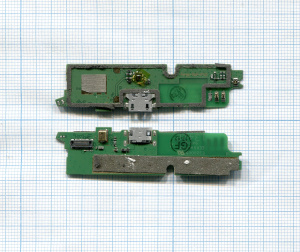 Плата разъема питания с микрофоном для Lenovo A859