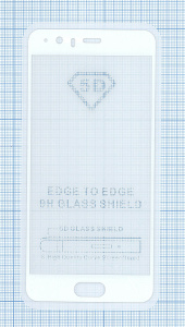Защитное стекло "Полное покрытие" для Huawei P10 Plus белое