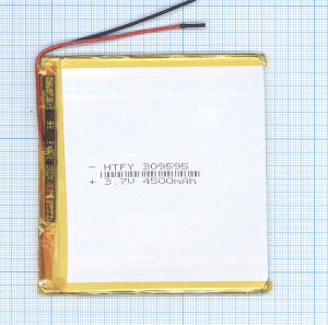 Аккумулятор Li-Pol (батарея) 3*95*95мм 2pin 3.7V/4500mAh