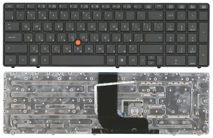 Клавиатура для ноутбука HP EliteBook 8560W темно-серая