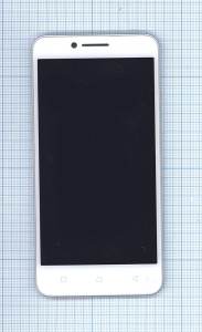 Дисплей для Lenovo Vibe C (A2020) белый с рамкой