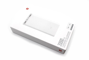 Универсальный внешний аккумулятор для Xiaomi Mi Power Bank 3 20000 mAh (PLM18ZM) White