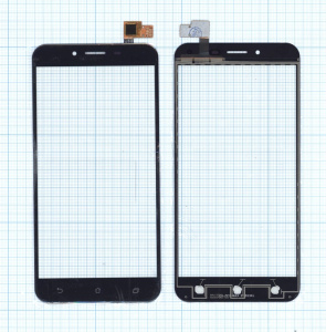 Сенсорное стекло (тачскрин) для Asus ZenFone 3 Max ZC553KL черное