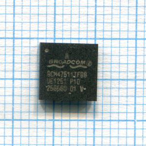 Микросхема Wi-Fi BCM47511FBG с разбора