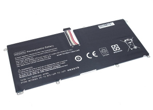 Аккумуляторная батарея для ноутбука HP Envy Spectre XT 13-2120t (HD04-4S1P) 14.8V 3200mAh OEM черная