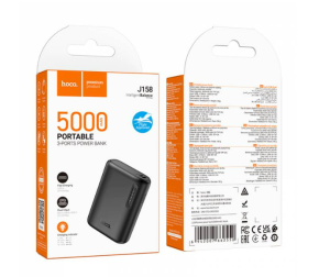 Внешний аккумулятор Powerbank HOCO J158 Runner, 5000mAh черный