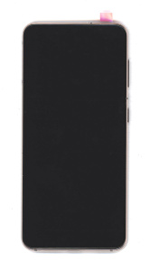 Дисплей (модуль) для Samsung Galaxy S21 5G SM-G991B в сборе с тачскрином и рамкой (OLED) фиолетовый