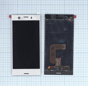 Дисплей для Sony Xperia XZ1 Compact серебристый