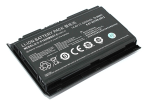 Аккумуляторная батарея для ноутбука Clevo P150 (6-87-X510S-4D73) 14.8V 5200mAh