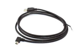 Кабель USB  Type A на Mini USB угол влево 1,5 м