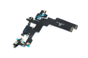 Шлейф с разъемом зарядки и микрофоном для iPhone 14 (A2883), черный