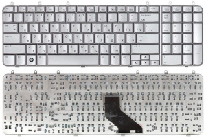 Клавиатура для ноутбука HP Pavilion DV7-1000 серебристая