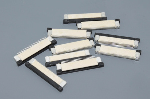 Разъем FPC  Half Coverage Bottom Contact 0.5K-BX-32PWB 32 pin высота 2мм шаг 0,5мм 10 шт