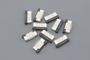 Разъем FPC  Half Coverage Bottom Contact 0.5K-BX-10PWB 10 pin высота 2мм шаг 0,5мм 10 шт