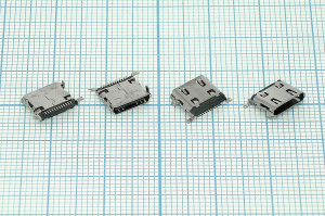 Разъем Micro USB (12 pin) для планшета тип USB 39 (RS-MI032)