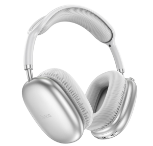 Наушники HOCO W35 Air Triumph полноразмерные, беспроводные, Bluetooth, серебристый