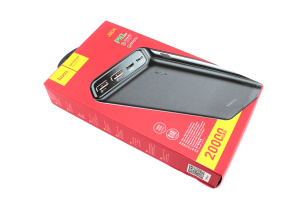 Внешний аккумулятор Powerbank HOCO J80A Premium 22.5W, 5V, 3.0A, 20000mAh, черный