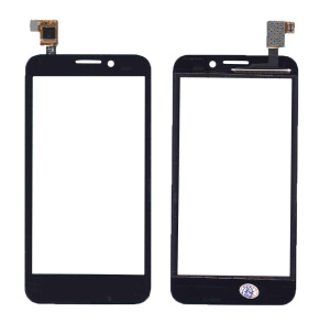 Сенсорное стекло (тачскрин) для Alcatel One Touch Snap 7025D черное